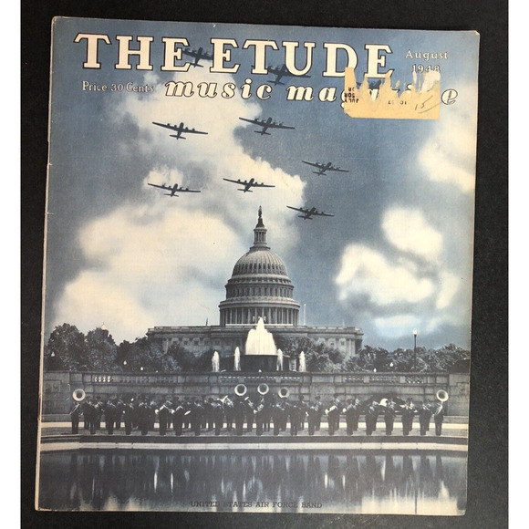 1940s The Etude Music Magazine 11 issues LOT from Vintage Ads SHEET MUSIC - Picture 14 of 16